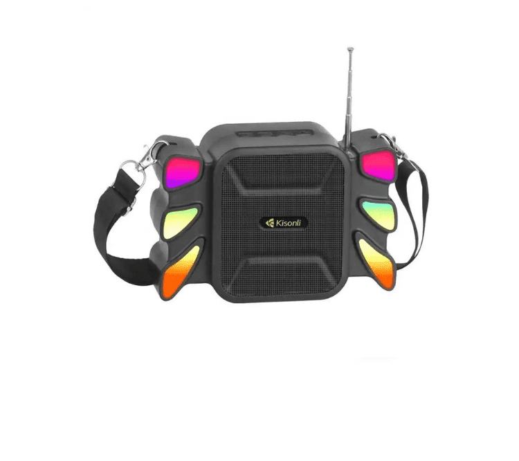 Kisonli S15 Bluetooth Wireless Speaker With LED Lights