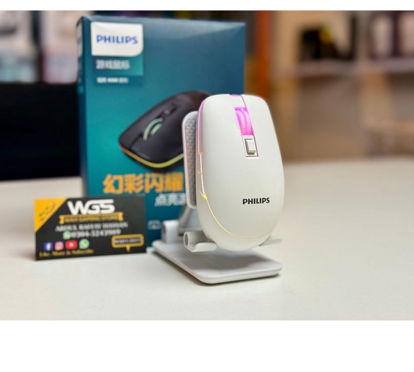 Philips Tri-Mode RGB Gaming Mouse – 2.4 GHz Wireless | Bluetooth | Wired | 10000 DPI