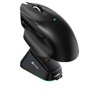 ATTACK SHARK V6 Wireless Gaming Mouse with Magnetic Charging Dock – PAW3311 Tri-Mode Connectivity