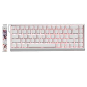 Madlions 68HE Side Printed Key Caps White Color Magnetic Switch Gaming Keyboard – 68% Layout, 8000Hz Polling Rate