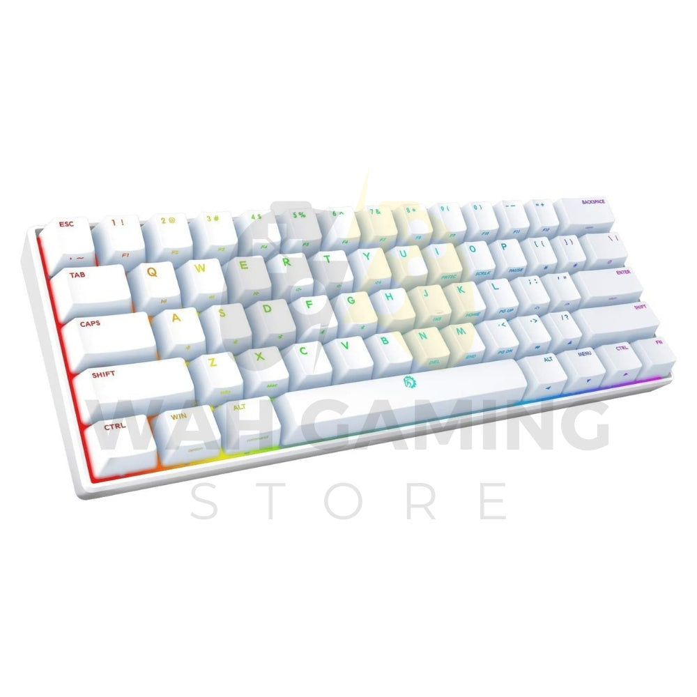 DREVO Seer Pro Mini 61-Key Wireless Dual Mode Mechanical Gaming Keyboard | Gateron Blue Switches, Bluetooth 5.1, ARGB Backlit, USB-C