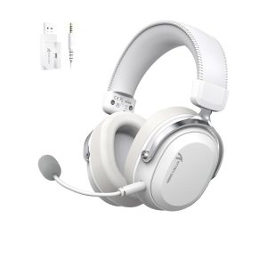 ATTACK SHARK L30PRO Wireless Gaming Headset – 7.1 Surround Sound Tri-Mode Gaming Headphones with 50mm Drivers & Low Latency