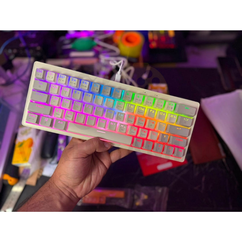 CyberLynx ZA63 Wired Mechanical Gaming Keyboard – 63-Key RGB Hot Swap | Price in Pakistan