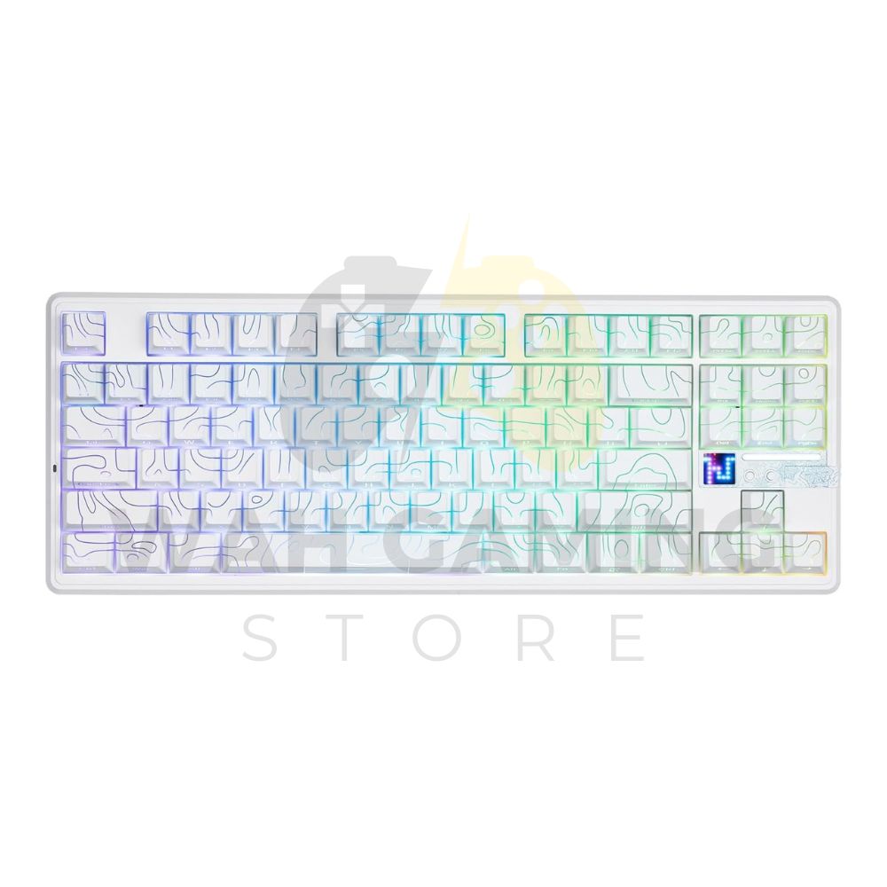 AULA F87 Pro V2 Mechanical Gaming Keyboard | 87-Key TKL - 8000Hz - Tri-Mode - Hot-Swappable & Dot-Matrix Display