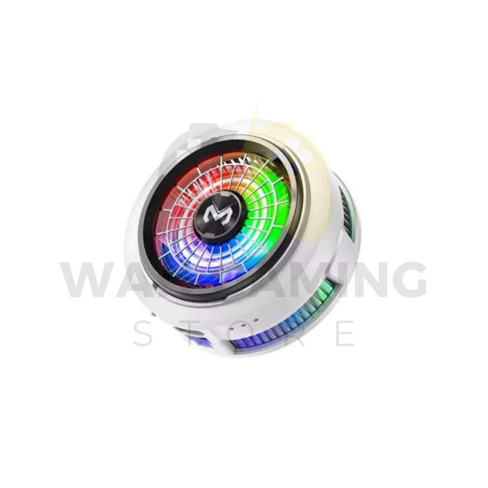 MEMO CX20 New Mini Portable Magnetic Phone Cooler with 3-level control, RGB lighting, strong magnetic attachment and USB Type-C power.