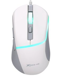 Xtrike Me GM-322 WH Wired RGB Gaming Mouse – 7200 DPI Ergonomic White Mouse