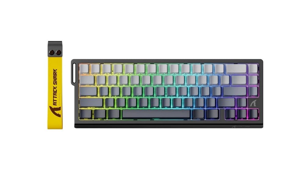 Attack Shark X68 HE Moon Light Gaming Keyboard With 1 Year Warranty Rapid Trigger Keyboard Magnetic Switch With 8000hz Polling Rate