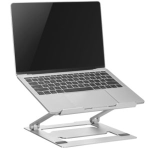 Patoo LS-011 Foldable Laptop Stand Ergonomic Carbon Steel Adjustable Desk Bracket for Laptops & Tablets