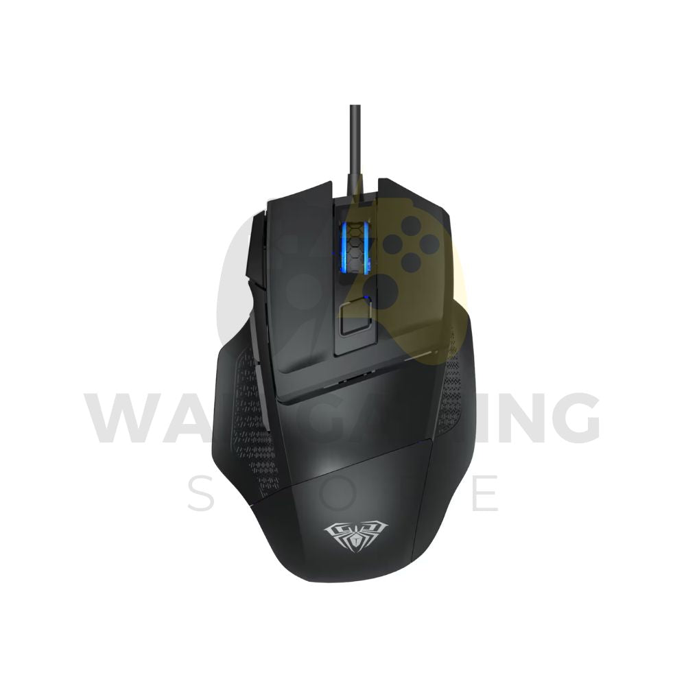 AULA S12 Wired Gaming Mouse | 4800 DPI - 7 Programmable Buttons - Rainbow Backlit