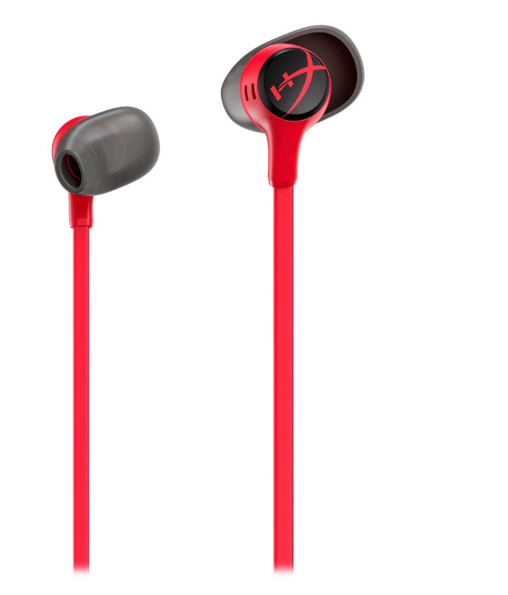 HyperX Cloud Earbuds II Wired Gaming Earbuds with 14mm Drivers, Built-in Microphone, 3.5mm Jack With Hard Carry Case