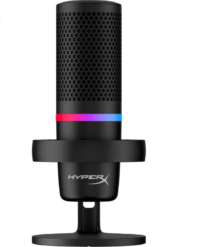 HyperX DuoCast USB RGB Condenser Microphone for PC, PS5, PS4 & Mac | Professional Streaming, Podcast & Gaming Microphone in Pakistan