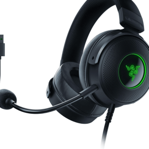 Razer Kraken V3 TriForce Wired USB Gaming Headset 7.1 Surround Sound & Rgb Lights