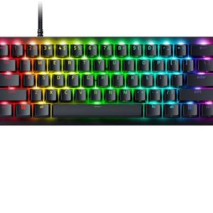 Razer Huntsman V3 Pro Mini 60% Analog Optical Gaming Keyboard – 8000Hz HyperPolling, Rapid Trigger Mode, Adjustable Actuation