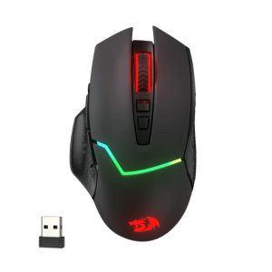 Redragon Mirage M690 Pro Wireless Gaming Mouse 8 Programmable Buttons 8000 DPI Black