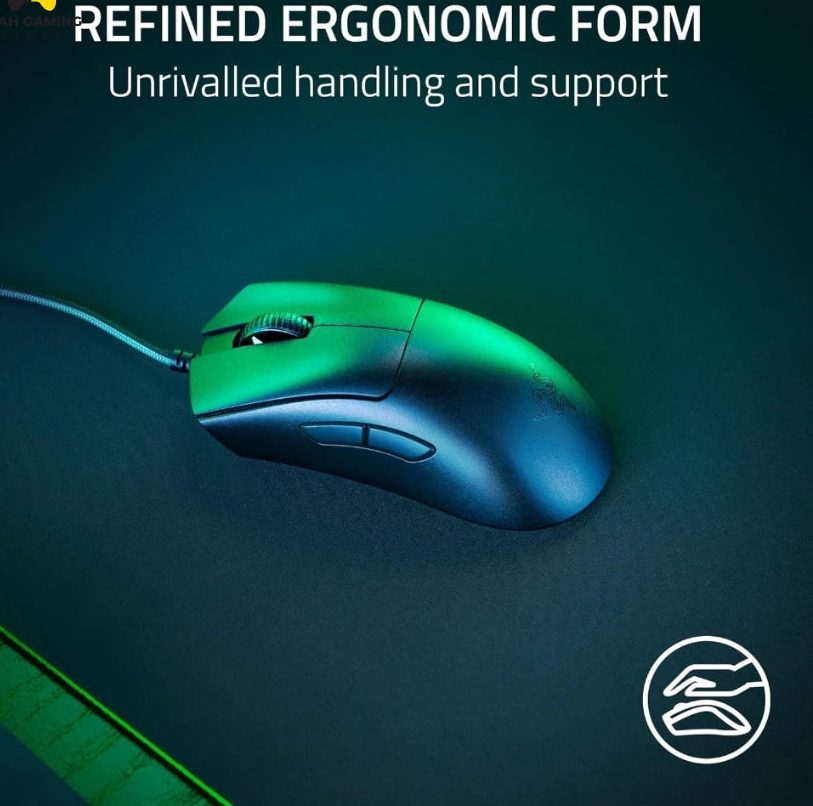 Razer DeathAdder V3 Gaming Mouse with 8000Hz HyperPolling, Focus Pro 30K Optical Sensor & Optical Switches