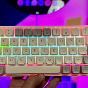 LONGTU GK65 Tri-Mode Mechanical Keyboard – Wireless, Bluetooth & Wired | 65% RGB Gaming Keyboard
