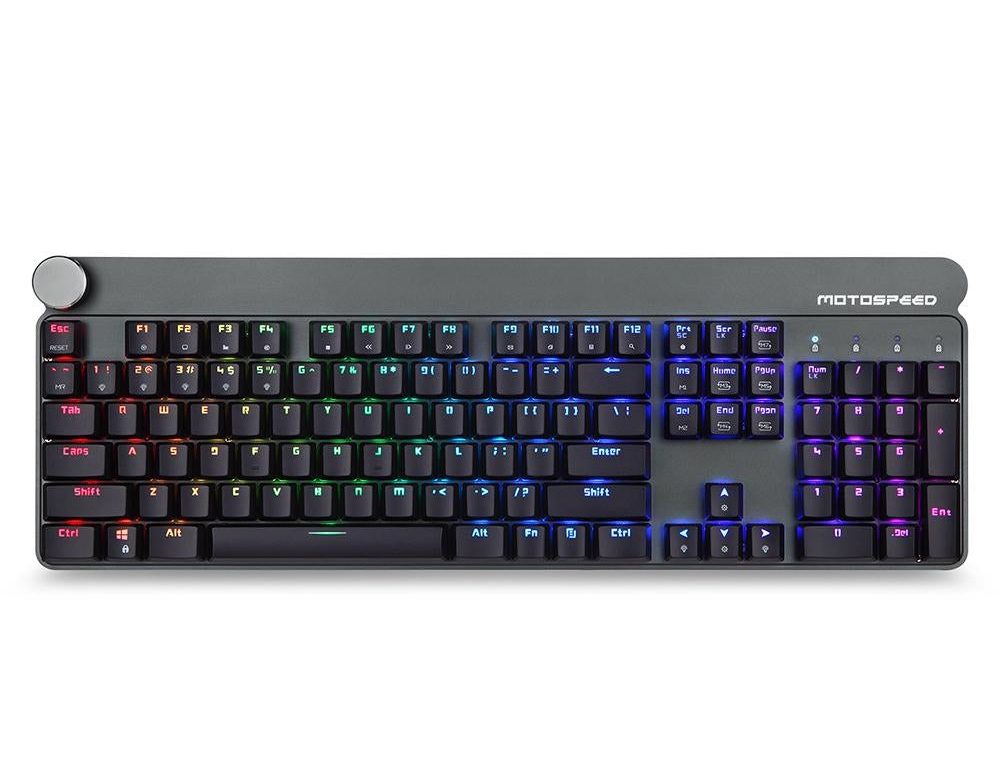 Motospeed GK81 Wireless Dual Mode Mechanical Gaming Keyboard – RGB Performance for Competitive Play