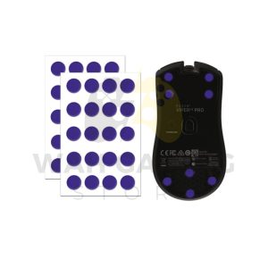 X-Raypad Obsidian Air Mouse Skates with 6.5mm hardened PTFE dots for less noise, better control and precise braking