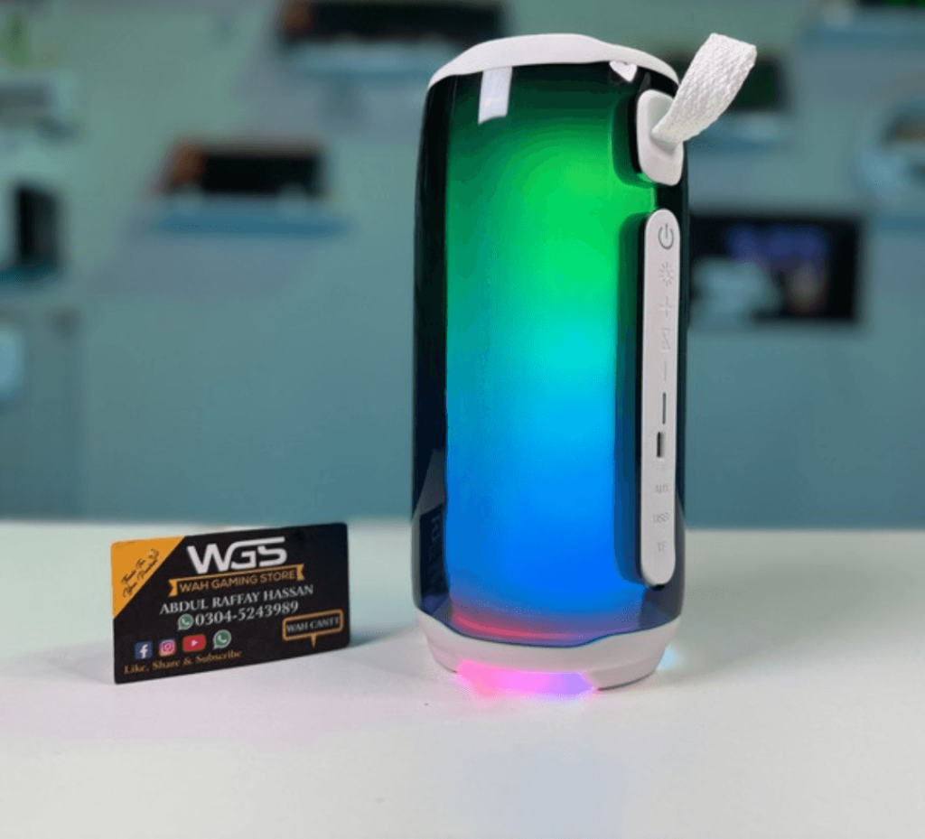 Pulse 5 TWS RGB Wireless Bluetooth Speaker Premium Built And Crisp Bass Audio