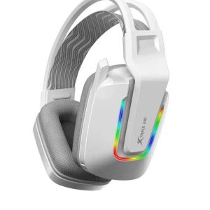 Xtrike Me GH-712 RGB Wired Gaming Headset White – 7.1 Surround Sound, Noise Canceling Mic, 50MM Drivers