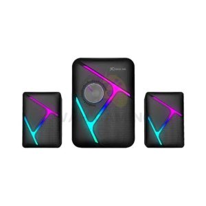Xtrike Me SK-610 RGB 2.1 Multimedia Gaming Speakers with Subwoofer – USB Powered