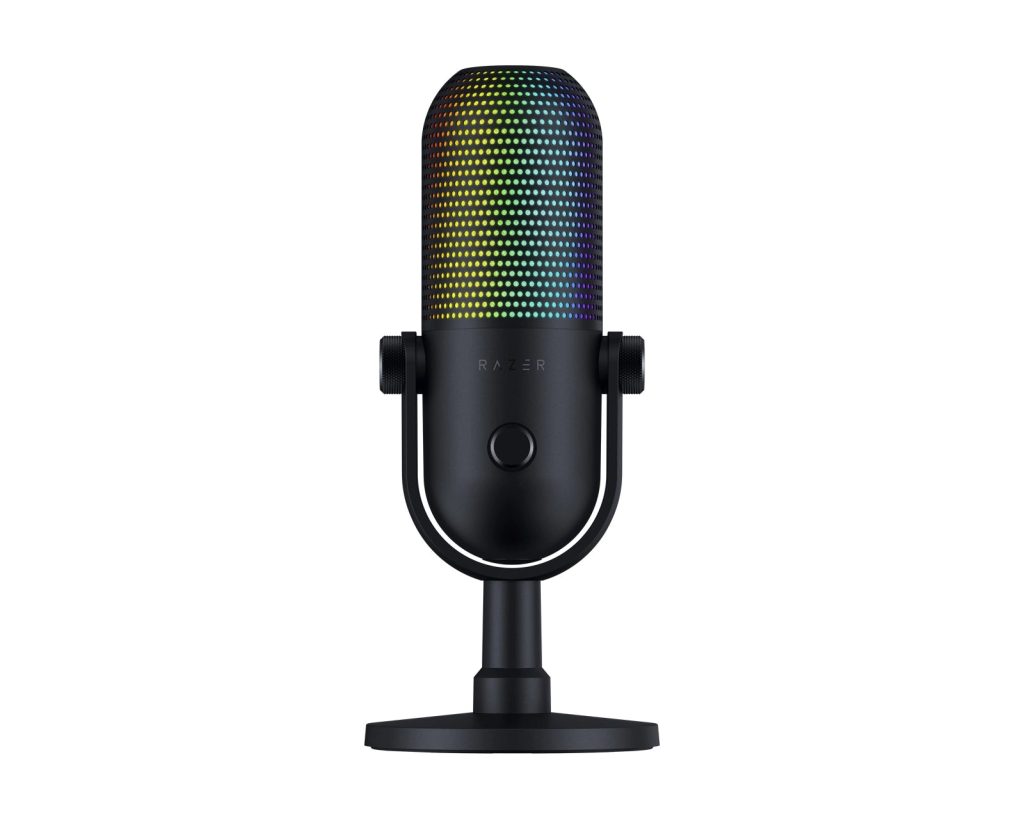 Razer Seiren V3 Chroma USB Condenser Microphone – 96kHz 24-Bit RGB Streaming Mic
