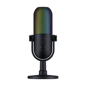Razer Seiren V3 Chroma USB Condenser Microphone – 96kHz 24-Bit RGB Streaming Mic