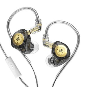 KZ EDX Pro Dynamic Driver Hi-Fi Bass Earphones with Dual Magnetic Drivers, Noise Isolation and Microphone