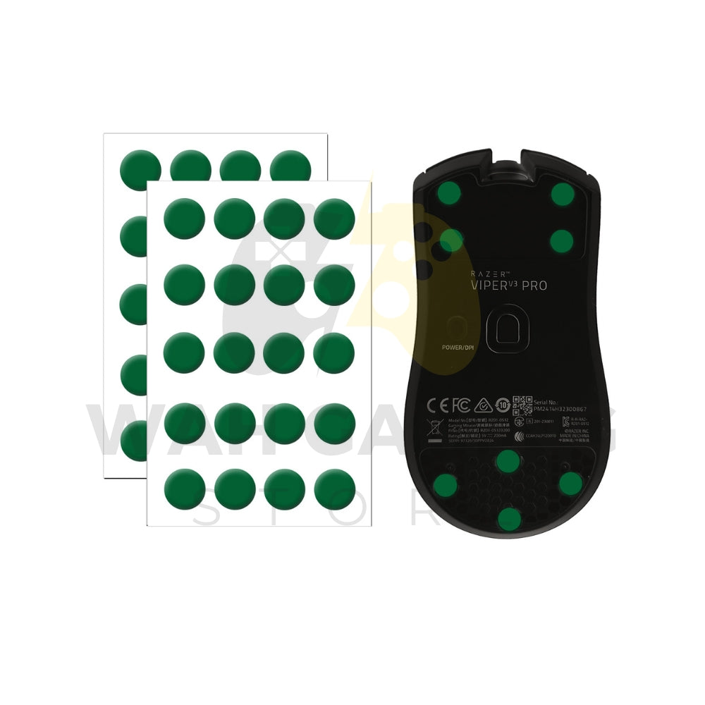 X-Raypad Jade Air Mouse Skates – Quiet, Smooth & Fast, Universal D6.5mm 40 Dots
