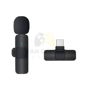 K8 Wireless Microphone Type-C – Plug & Play USB-C Lavalier Mic for Android, USB-C iPhone, PC & More