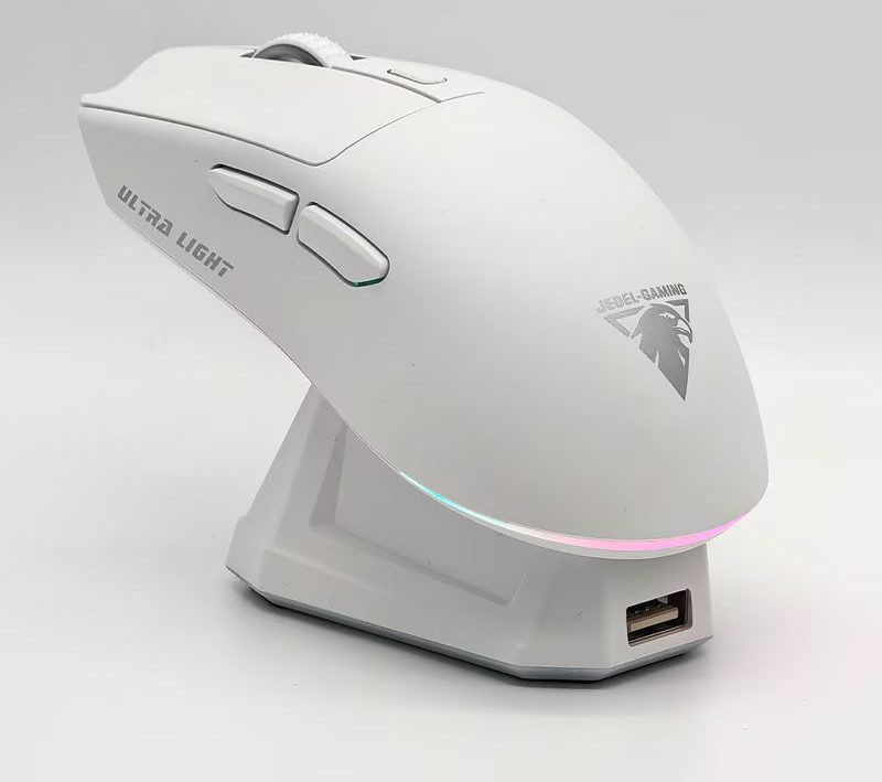 JEDEL WD139 6D 2.4GHz + Bluetooth Wireless Gaming Mouse – Rechargeable Dual Mode 1600 DPI RGB Mouse