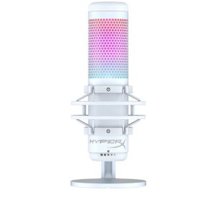 HyperX QuadCast S RGB USB Microphone – Professional Streaming Gaming Mic with Shock Mount