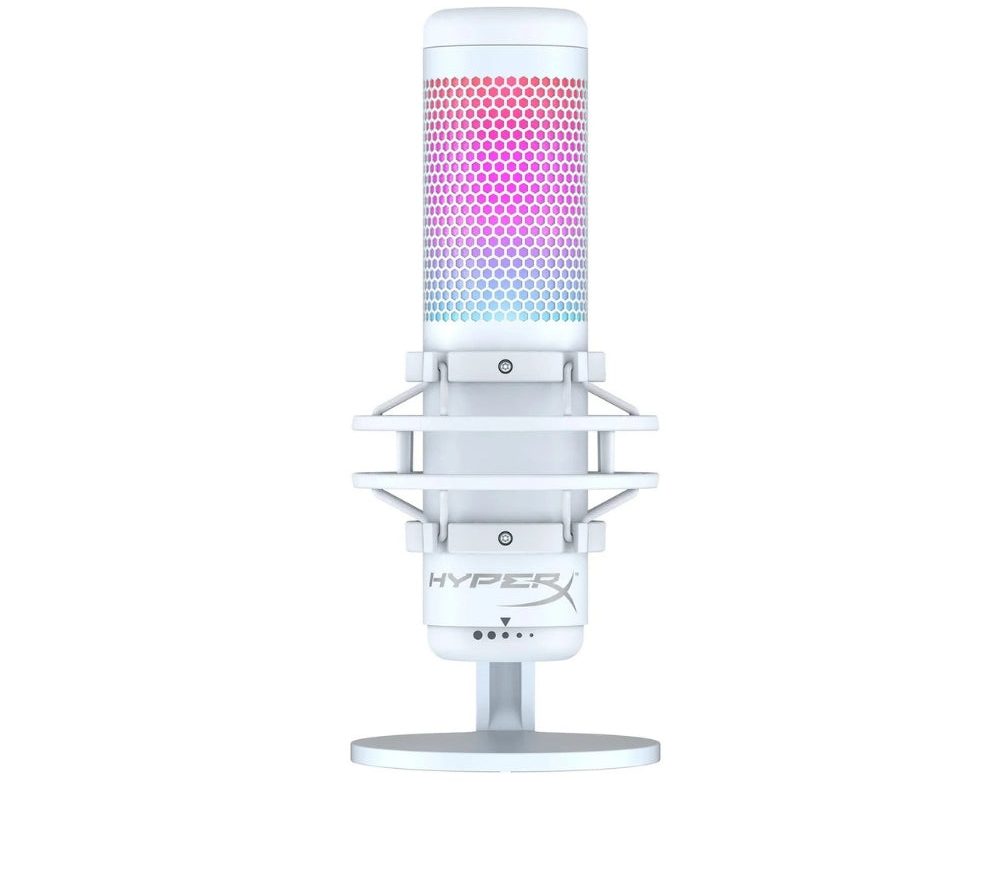HyperX QuadCast S RGB USB Microphone – Professional Streaming Gaming Mic with Shock Mount