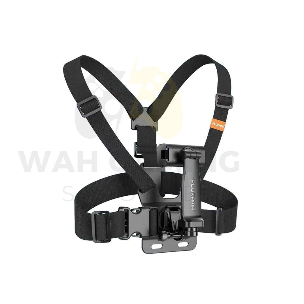 PLOKAMA CX-10 Chest Mount Phone Holder Body Belt – Adjustable Harness with Rotating Clip