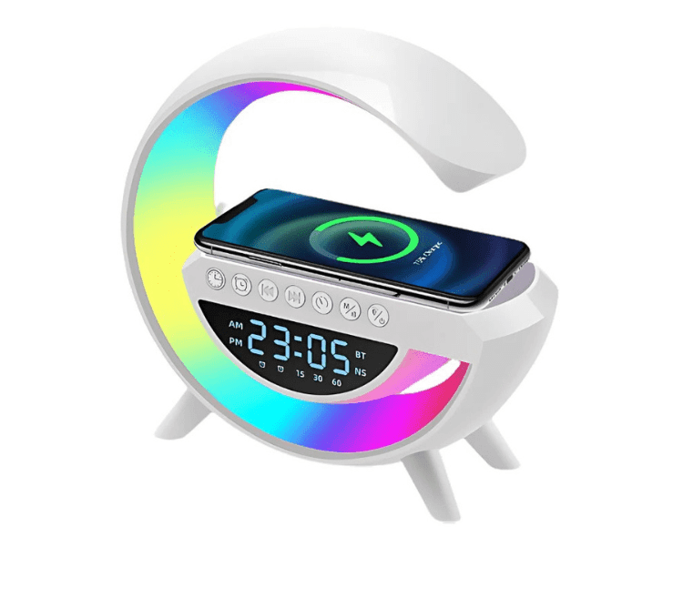 G-shape Multifunctional Lamp & Bluetooth Speaker With Wireless Charging Big Size High Quality