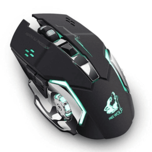 Tri-Mode Wireless Gaming Mouse with Type-C Charging | Silent Clicks & RGB – Premium Quality