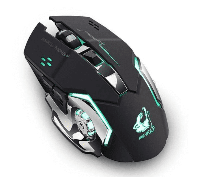 Tri-Mode Wireless Gaming Mouse with Type-C Charging | Silent Clicks & RGB – Premium Quality