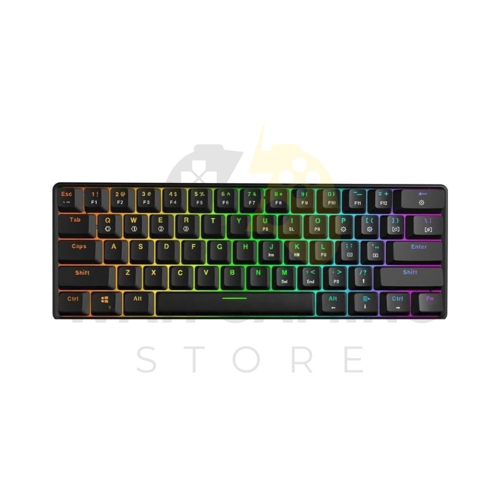 AK61 60% Hot-Swappable Mechanical Gaming Keyboard with ARGB Backlight & USB Type-C