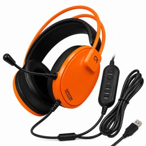 GPTX GH11 Gaming Headset with Software Support and Built-In Equalizer | USB 7.1 Surround Sound and Noise Cancellation Microphone