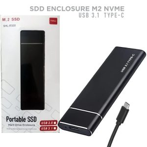 USB 3.1 Type-C M.2 NVMe SSD Enclosure – Portable High-Speed External SSD Case (SHL-R320)