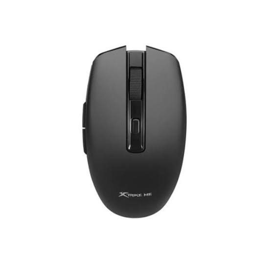 XTRIKE ME GW-224 BK Wireless Gaming Mouse – 2.4GHz + Bluetooth 5.2 Dual Mode, Programmable Buttons, Adjustable DPI