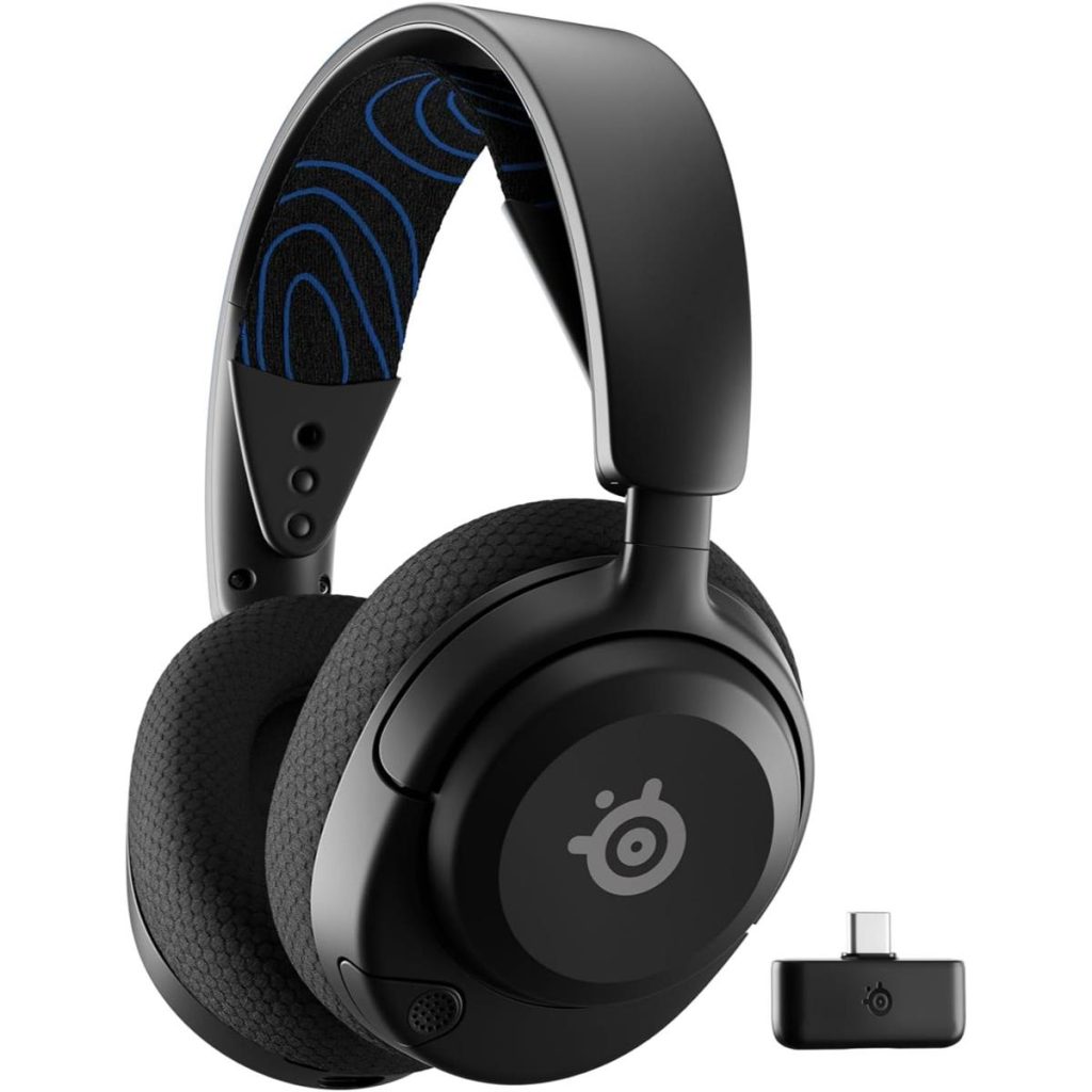 SteelSeries Arctis Nova 5P Wireless Multi-System Gaming Headset - Black Gaming Headset for PS5, PS4, PC & Mobile